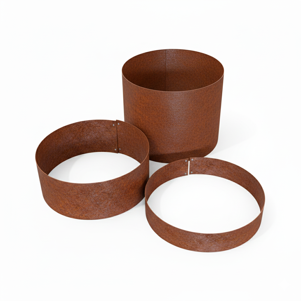 Højbedsæt Ø50 | Kombi af alle højder i Ø50 cm