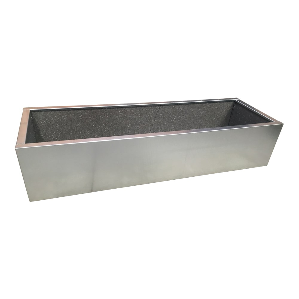Plantekasse i galvaniseret stål 120 x 40 x