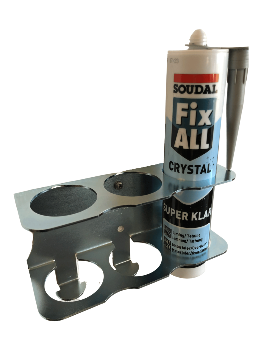 Fugepatronholder 3 stk. - Galvaniseret billede