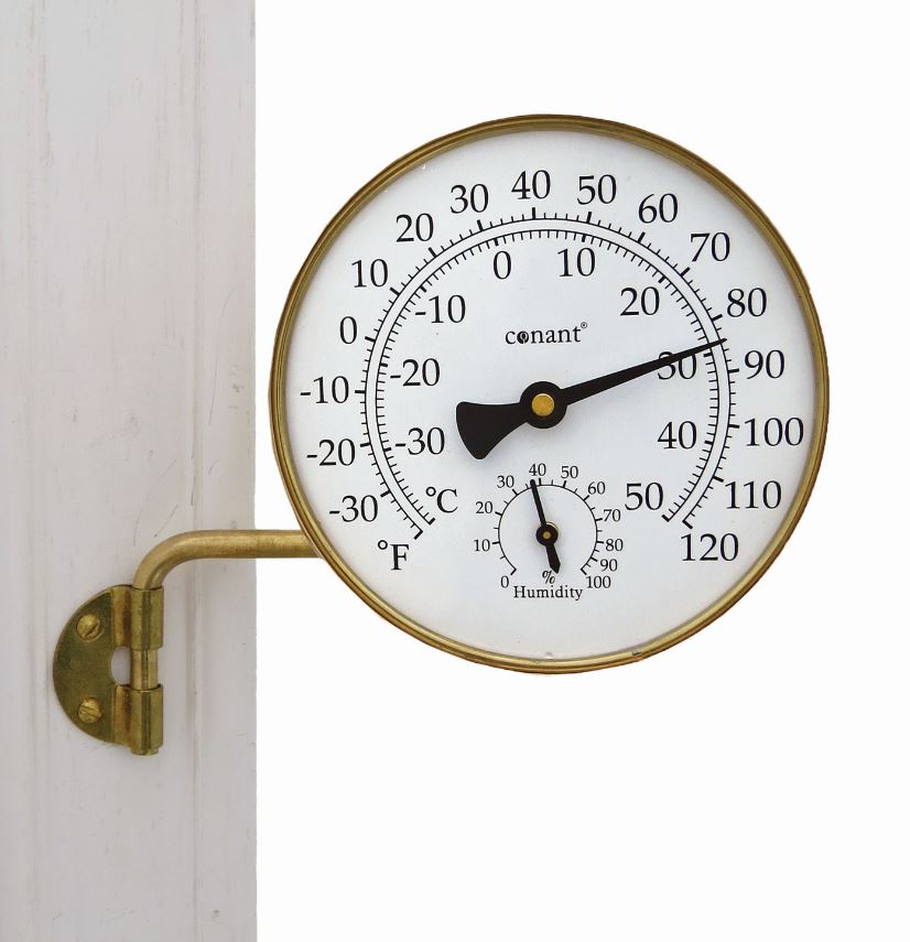 Udendørs vejrstation - messing - Bird + Garden