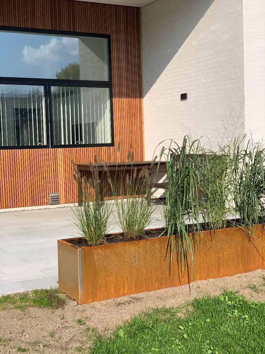 Højbed i cortenstål | B40 H40 | L40 cm