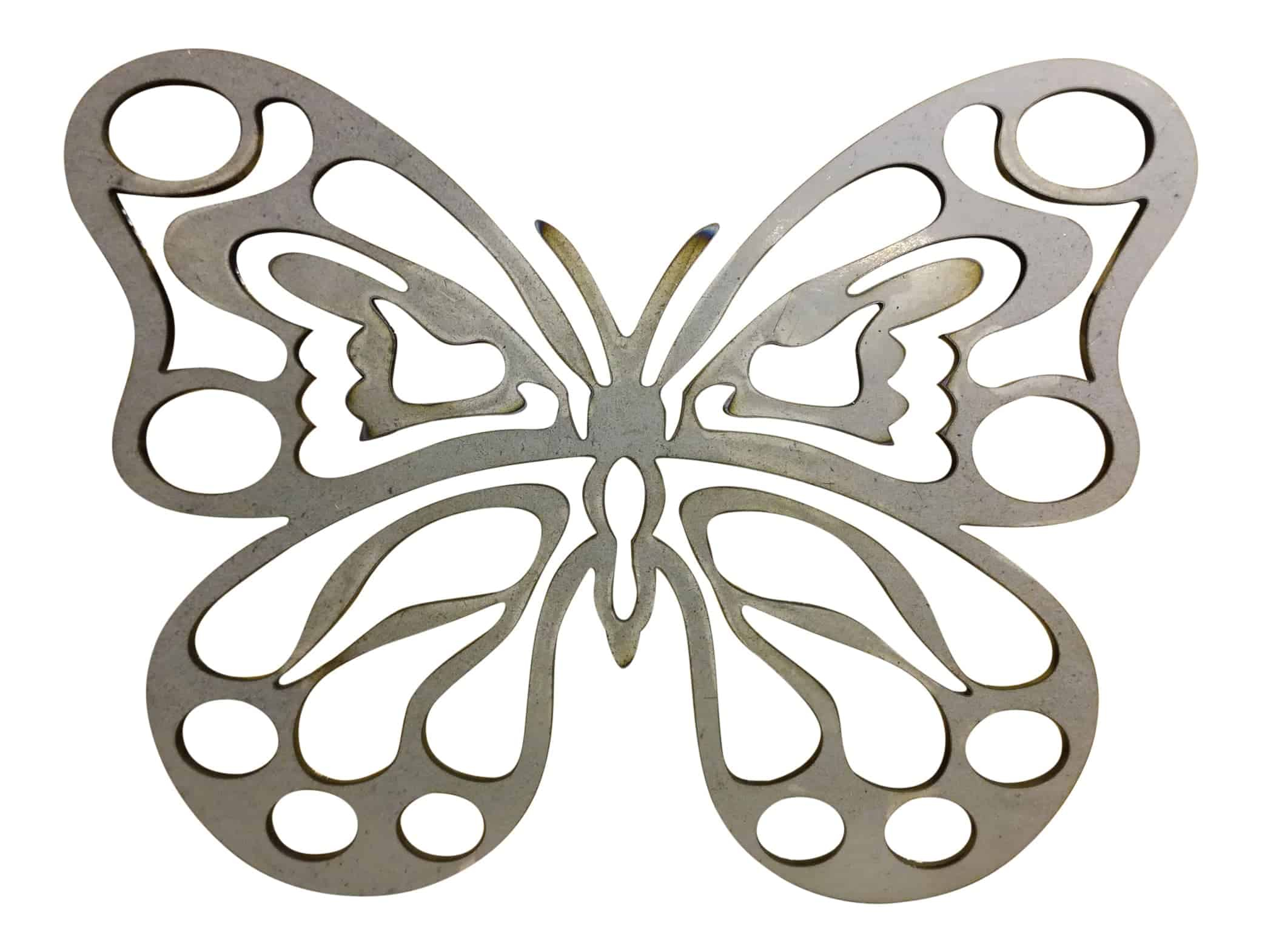 Figur i jern - Luksus sommerfugl