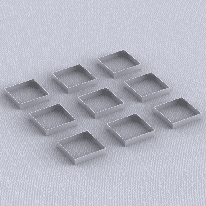 Haverum til urter | Galvaniseret stål | 120 x 120 x 25