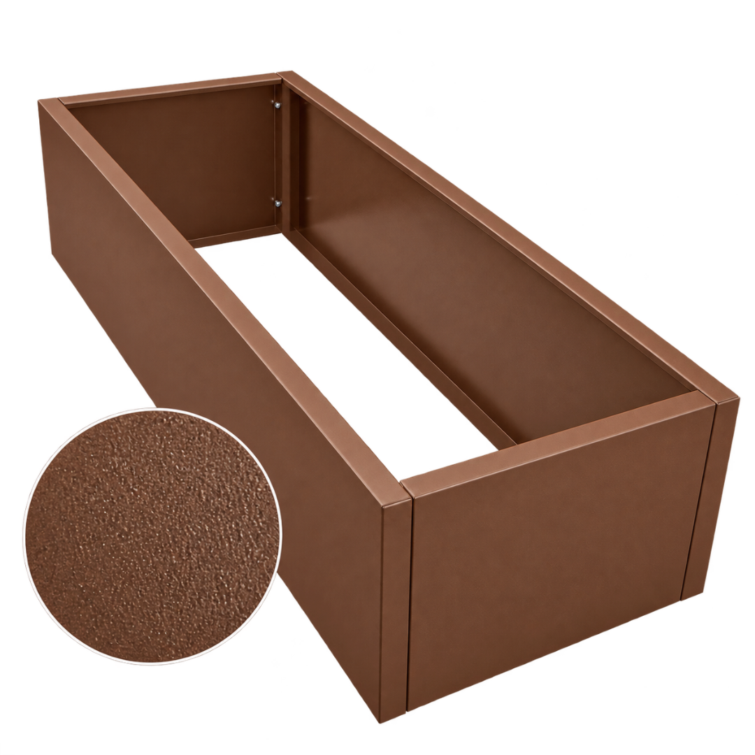 Højbed 40x40cm | Corten struktur | Flere længder