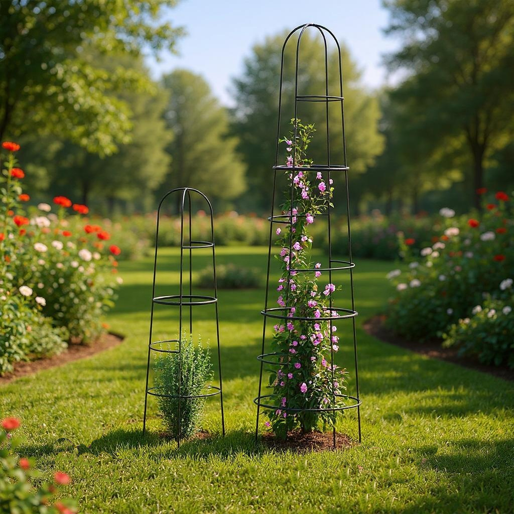 Obelisk buet top | Sæt med 2 størrelser