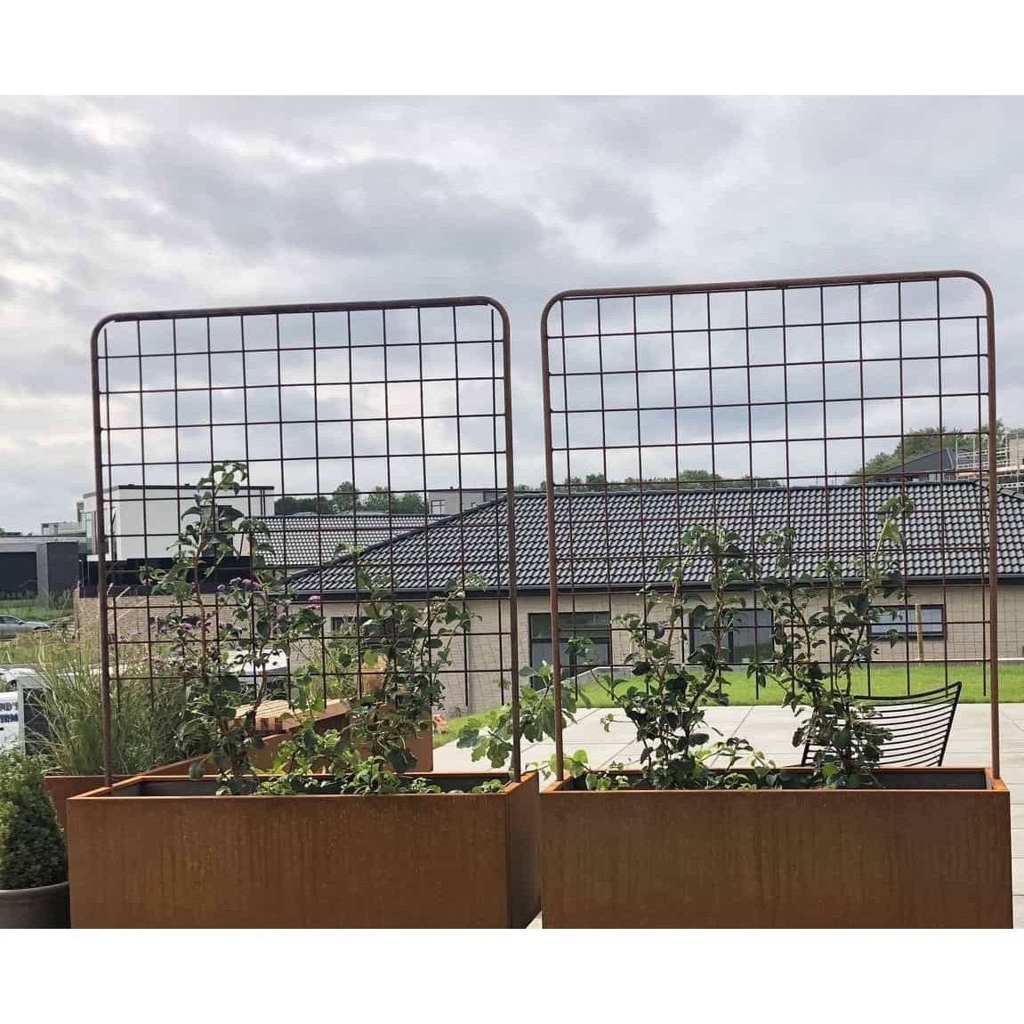 Højbed med espalier | Corten-40 cm