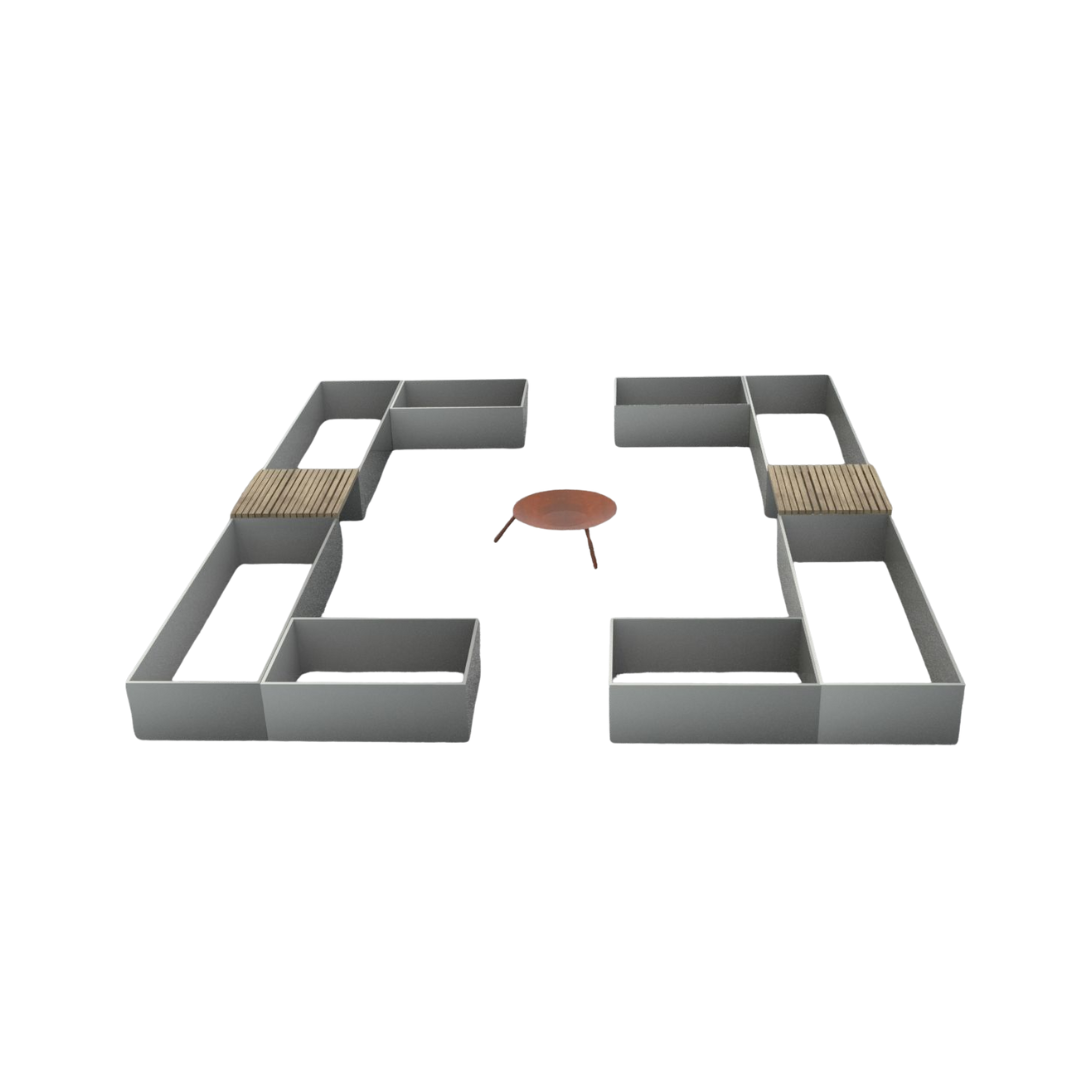 Gårdhaven | Galvaniseret stål