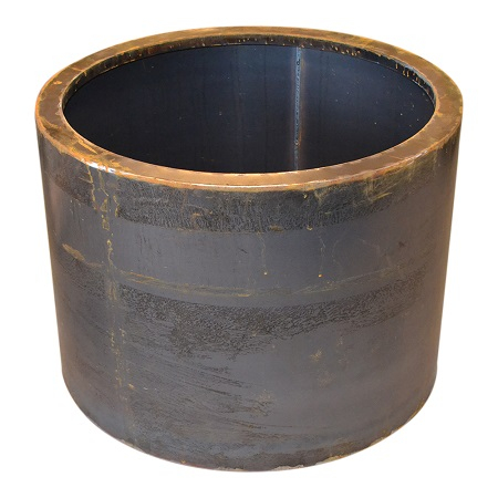 Cylinder formet plantekummer i corten - Ø60 x H60 cm