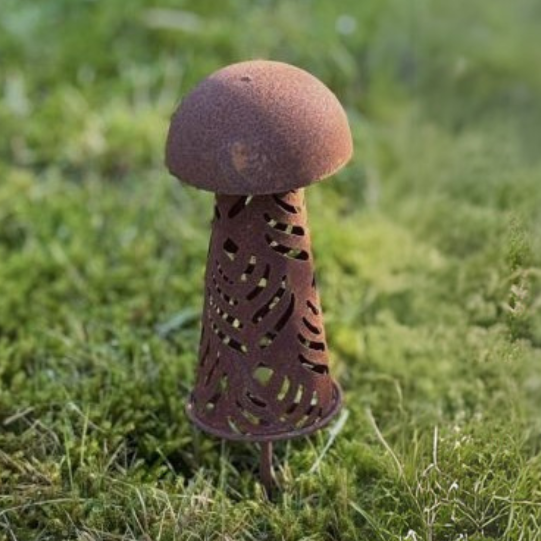 Svamp med mønster på spyd | Lille