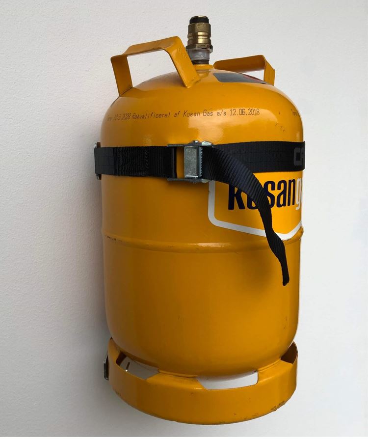 Holder til gasflaske billede