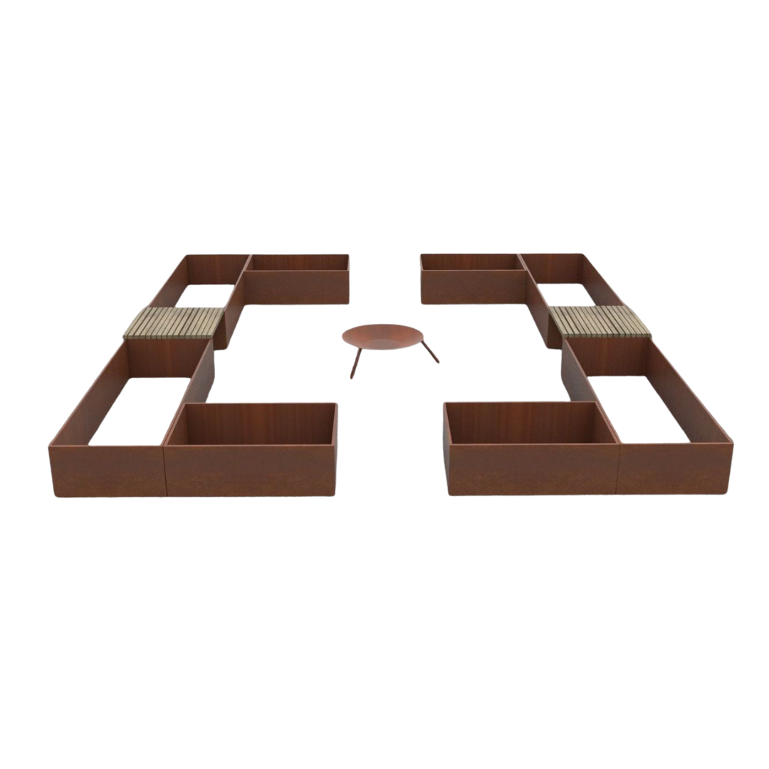 Gårdhaven | Cortenstål