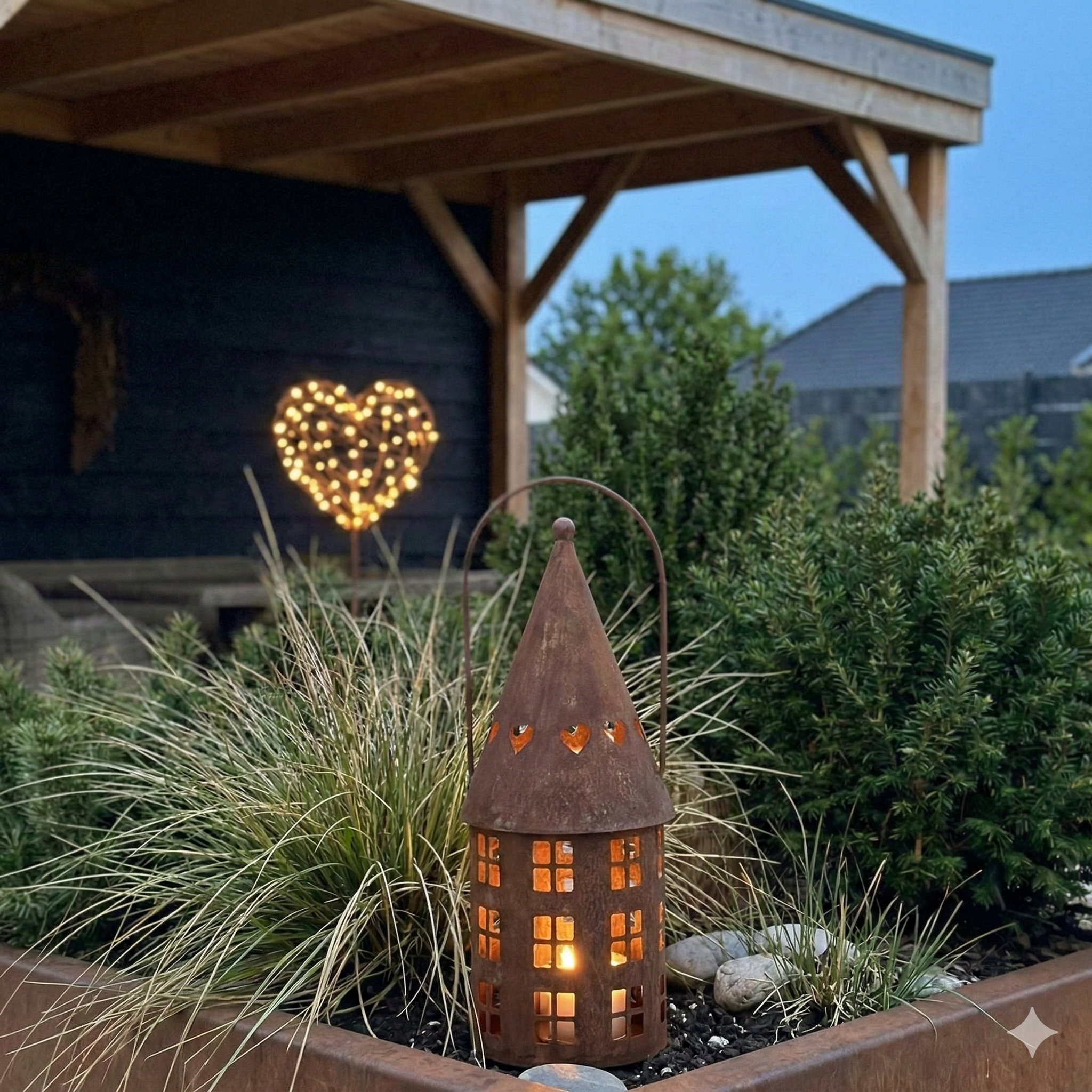 Lanterne hus | 40 cm høj