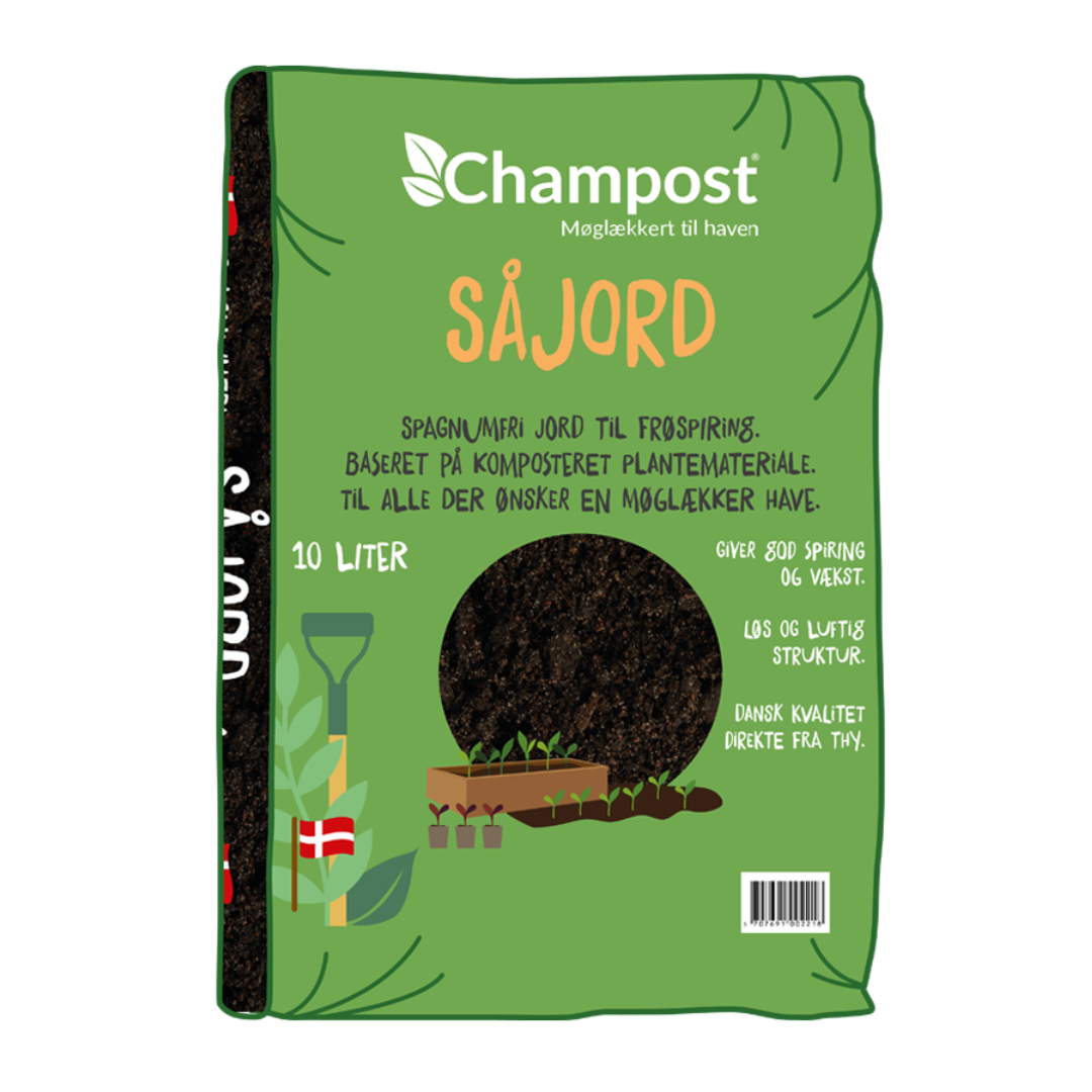 Såjord 10 Liters Sæk - Zinkbakken