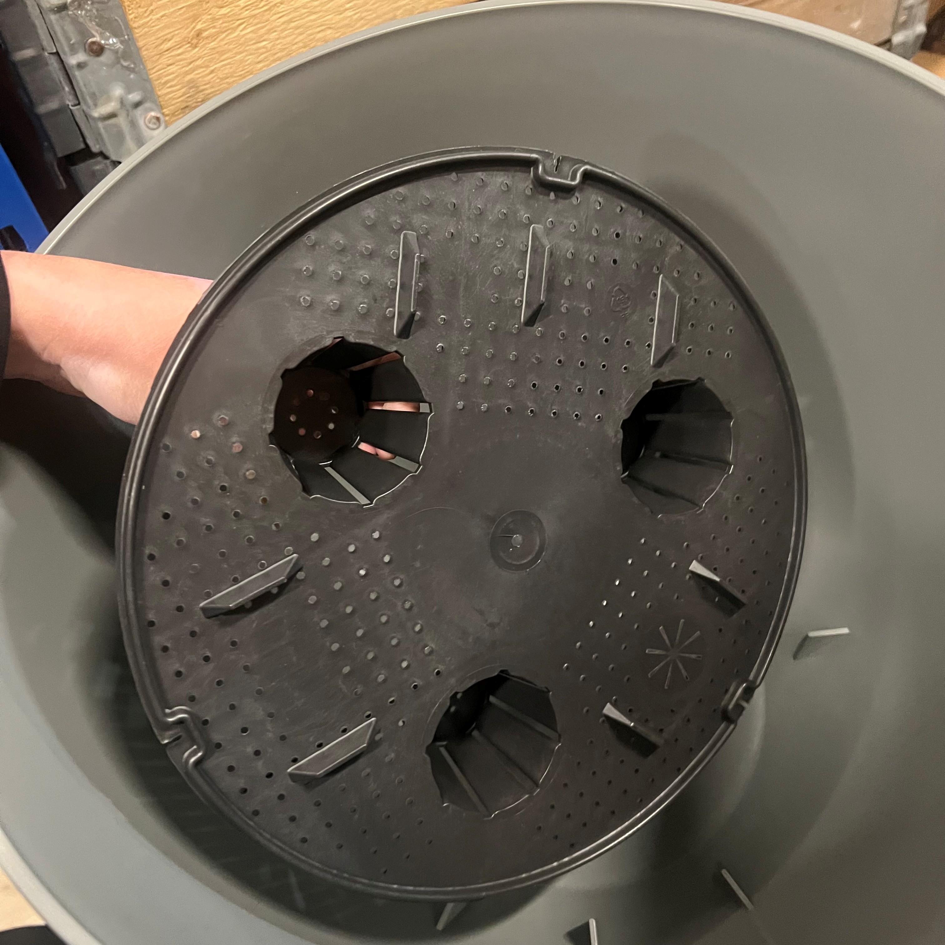 Plast altankasse 14L | Mat grågrøn