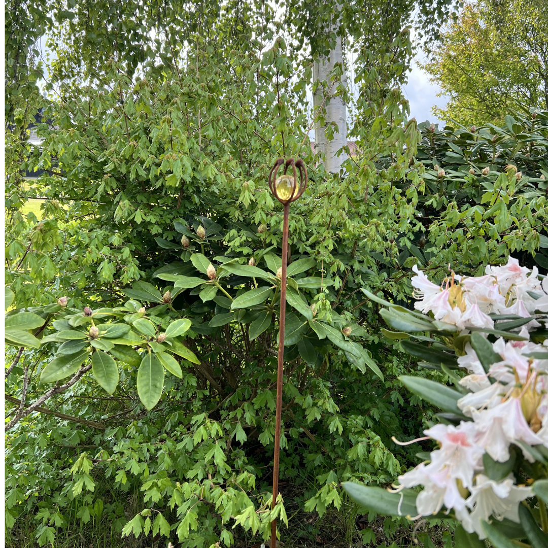 Dekoration vild gulerod 119cm | Vælg glaskugle
