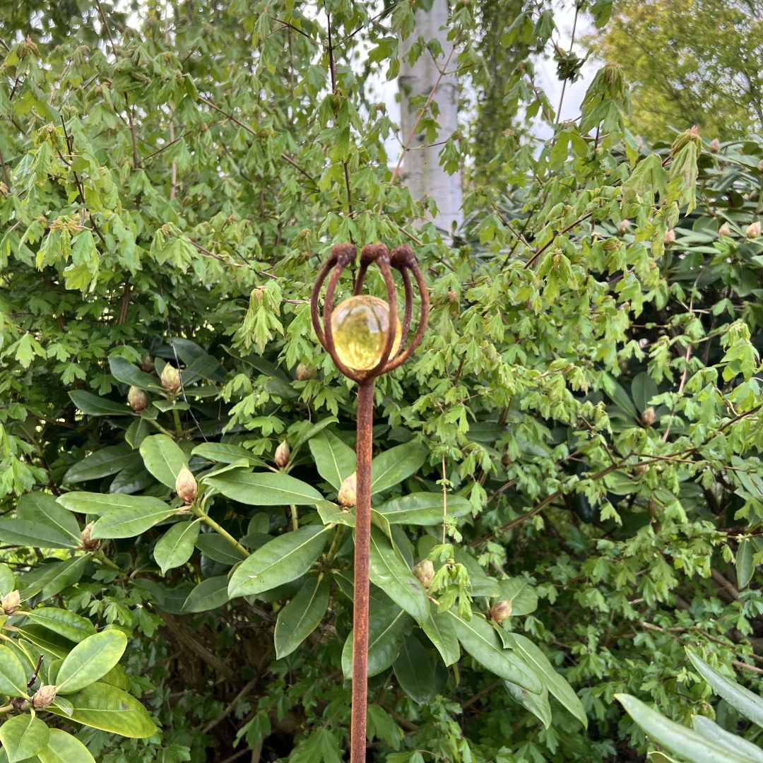 Dekoration vild gulerod 119cm | Vælg glaskugle