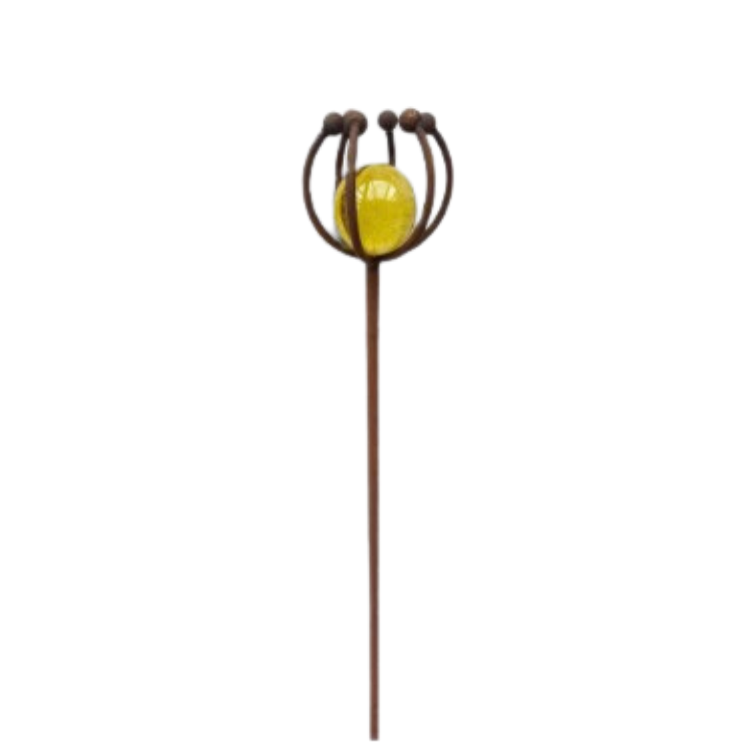 Dekoration vild gulerod 119cm | Vælg glaskugle