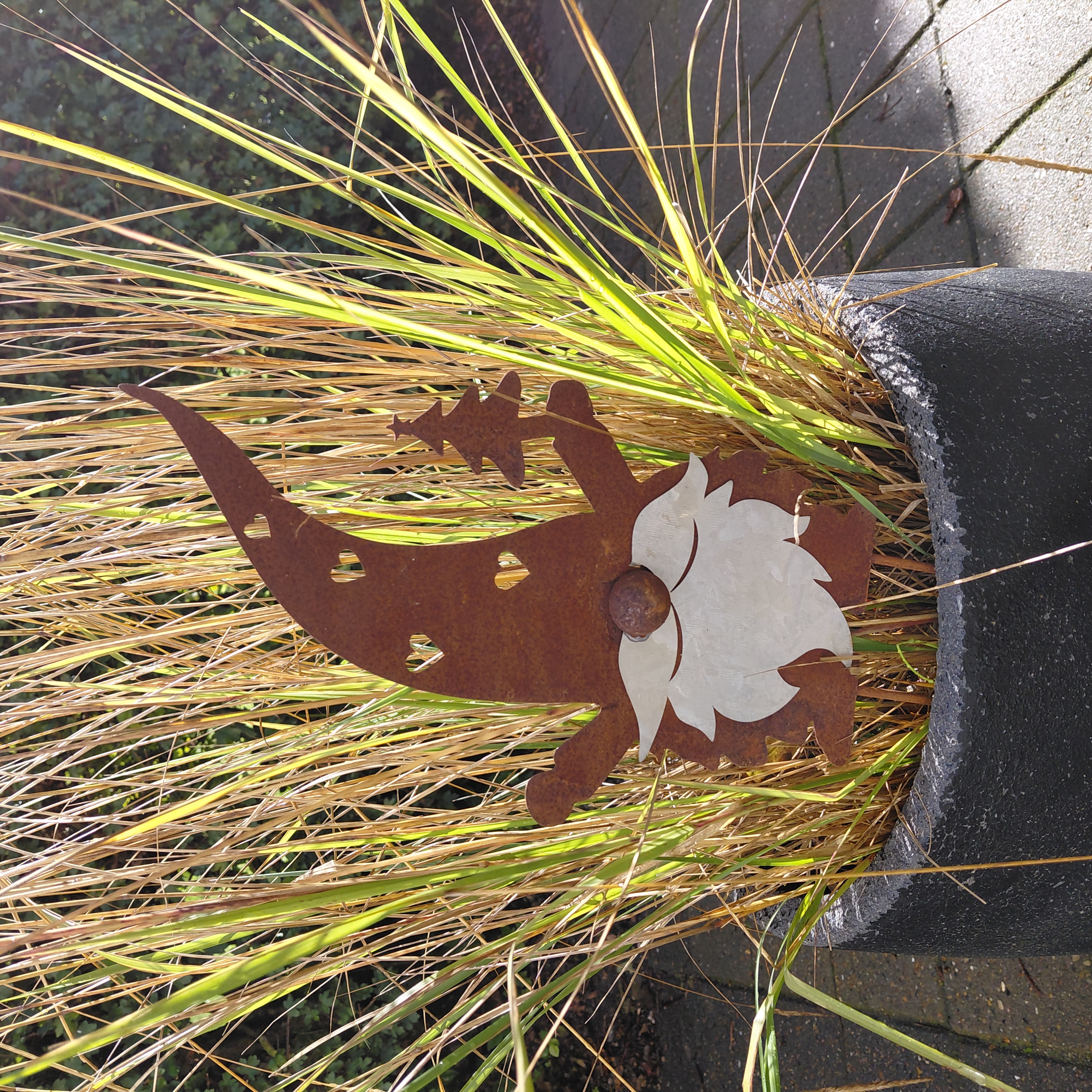 Nisse med skæg på spyd | Juletræ